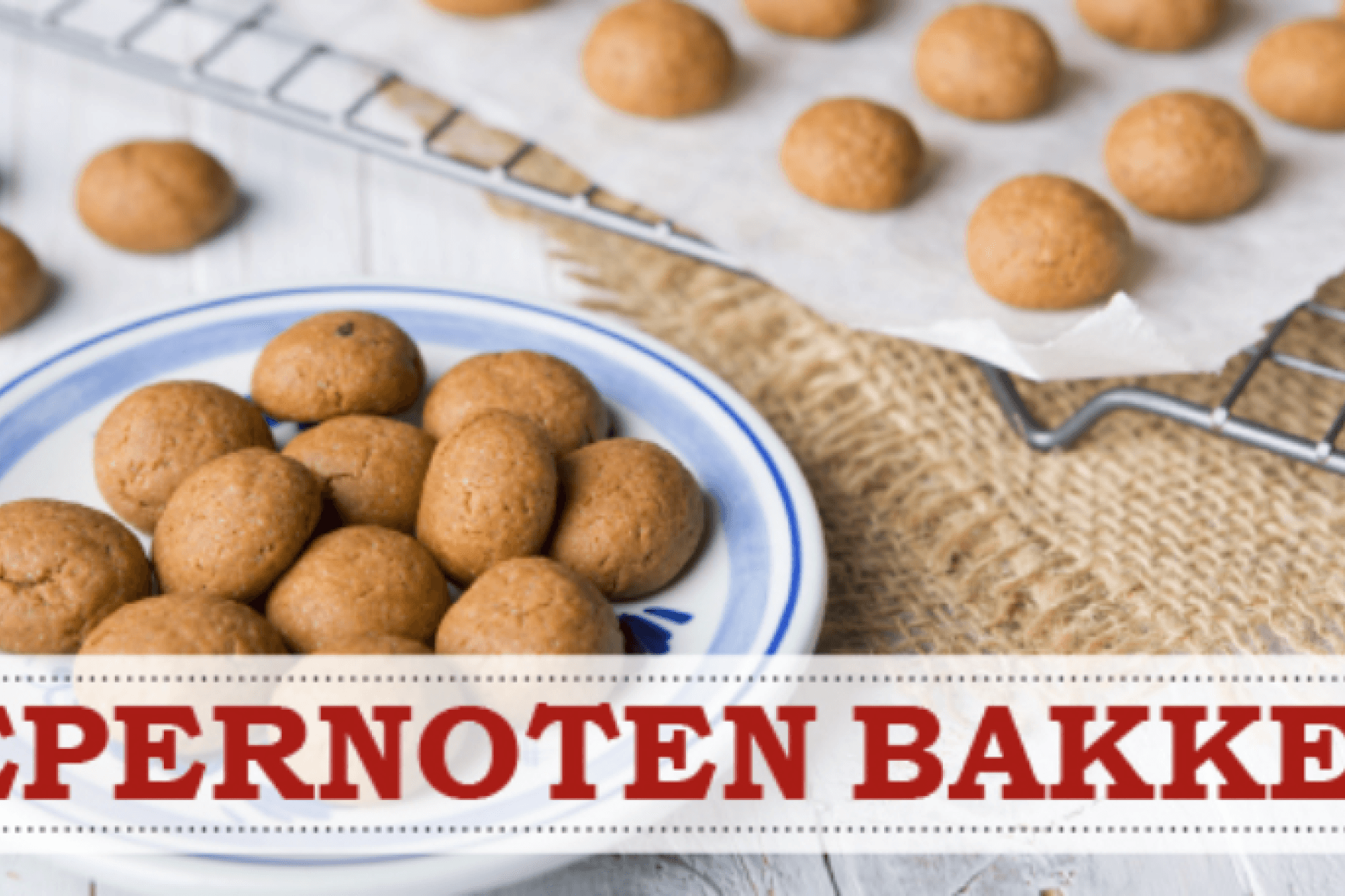 Pepernoten bakken